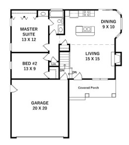 Small House Plans Under 1100 Square Feet Page 1